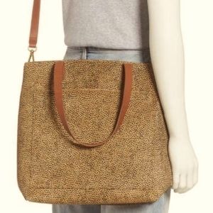 Madewell medium calf hair tote